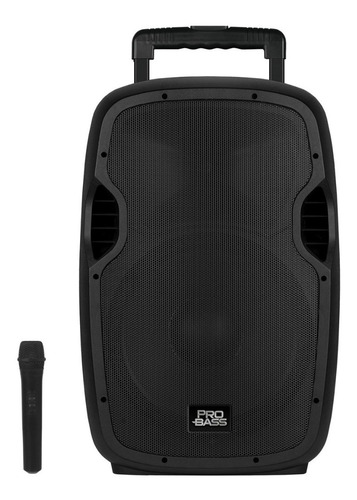 Bafle Potenciado Pro Bass Underground 15 Usb Sd Bt Portatil