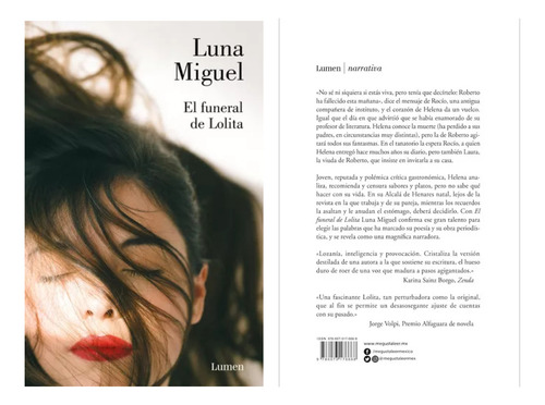 Libro El Funeral De Lolita De Miguel Luna, Editorial Lumen