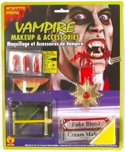 Maquillaje Kit Vampiro Con Accesorios Rubies