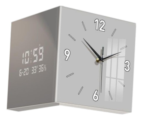 Orma De Correro Doble Ornamente Reculta Reloj De Reloj Gris