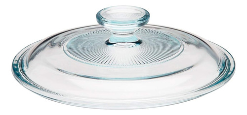 Corning Ware/pyrex - Tapa Redonda De Cristal Transparente...