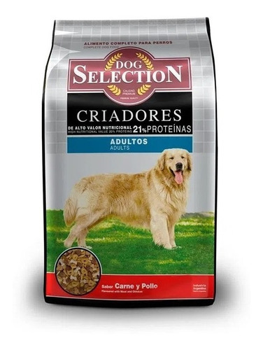 Dog Selection Criadores Carne Y Pollo X 21 Kg