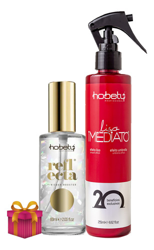 Hobety Liso Imediato 255ml + Reflecta Finisher Booster 60ml