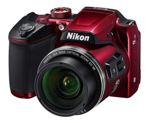  Nikon Coolpix B B500 compacta avanzada color  rojo