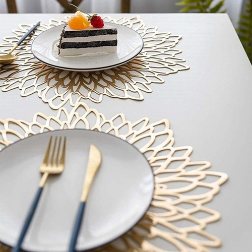 6 Manteles Individuales De Pvc Para Mesa De Comedor, Almohad