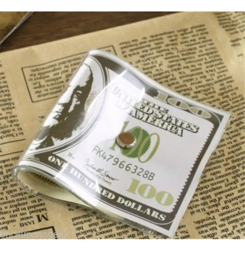 Imagen 3 de 5 de Soporte Tope Traba Puerta Forma Billete Dolar Diseño Origina