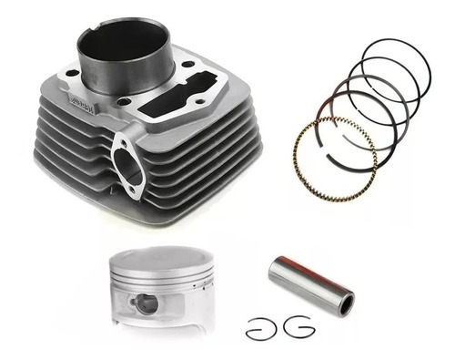 Kit Cilindro Pistão Anéis Pino Ml 125 Turuna Xls Motor Ohc