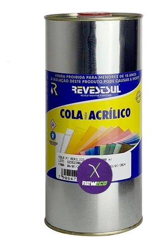 Cola Para Acrílico 900ml - Universal Quimica