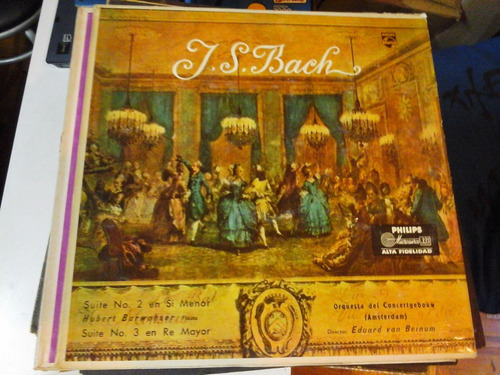 * Vinilo 4844 - J. S. Bach - Suite N° 2 Y Suite N° 3 -  