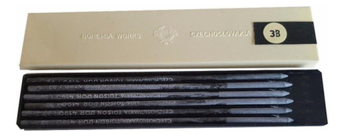 3 Estojos Grafite Mina 2,5 mm Koh I Noor Toison Door 3b 4b 5b