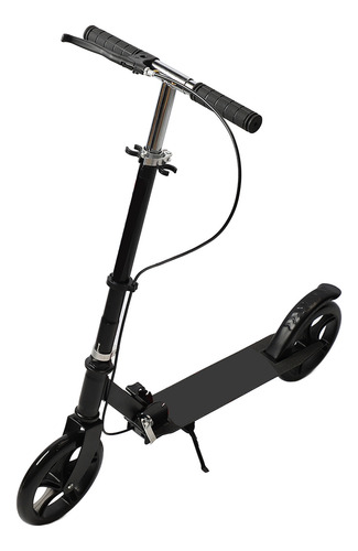 Scooter Ajustável Preto Para Adolescentes E Adultos Portátil