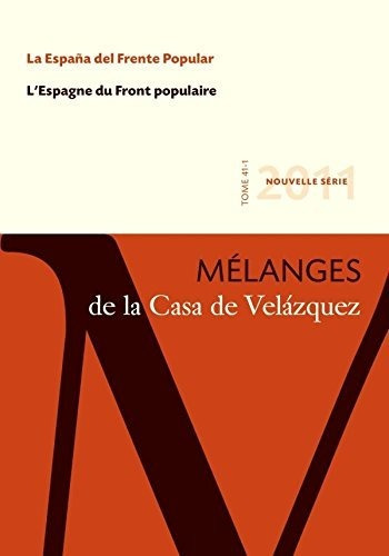 Libro Melanges De La Casa Velazquez 41-1 La Espa¤a  De Vv.aa