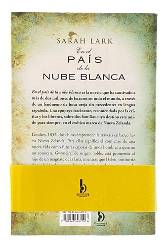 En El País De La Nube Blanca, De Sarah Lark. Editorial Ediciones B, Tapa Blanda En Español, 2007