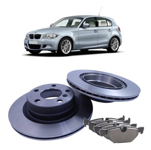 Kit Discos Y Pastillas De Freno Bmw 120d E87 Trasero