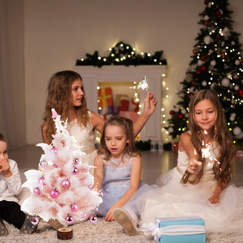 Mini Guirnalda De Luces Led Para Árbol De Navidad Con Plumas