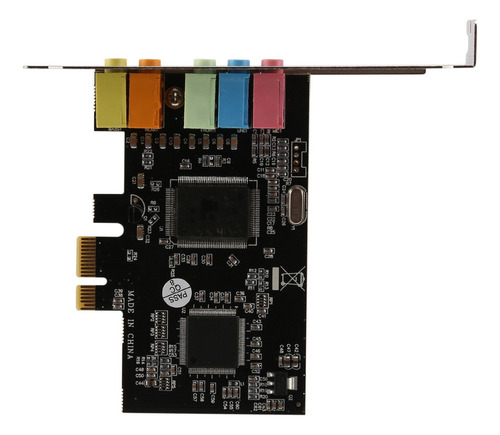 Placa De Som Pcie Pci-e X1 Cmi8738 Com Chip 32/64 Bits
