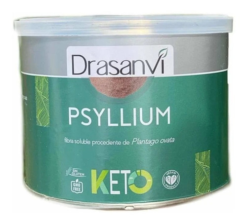 Drasanvi -psyllium Orgánico  Keto Sin Gluten - Fibra Soluble