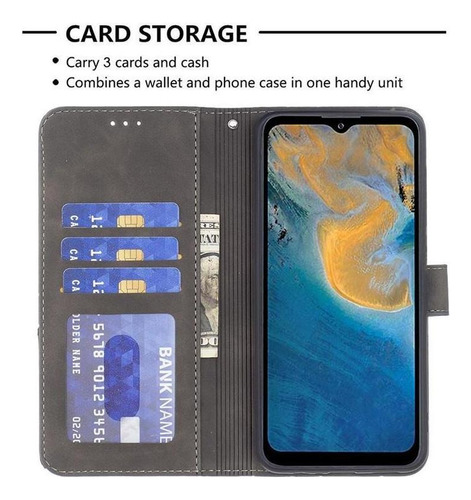 Funda Tipo Cartera Con Tapa Para Zte Blade A51, A71, A31, Fu