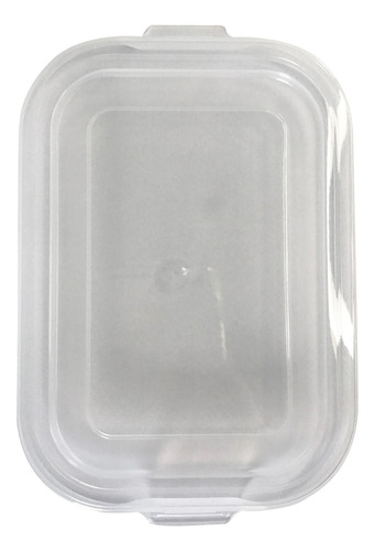 4 Potes De Vidro Retangular 1l Com Tampa Mor Para Geladeira