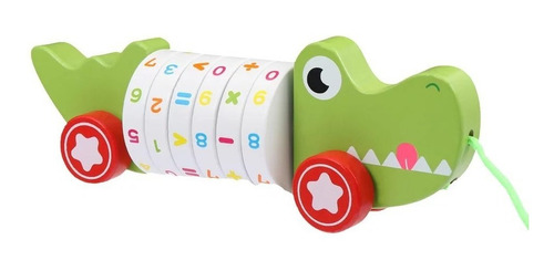 Cocodrilo Juguete Arrastre Cognitivo Para Niños Y Bebes