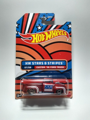 Hot Wheels Stars & Stripes Custom '56 Ford Truck 07/08