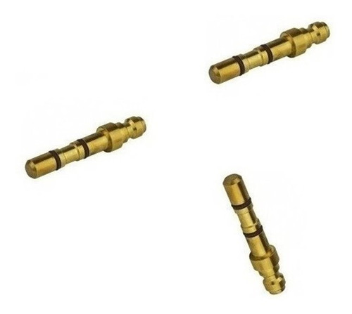 2x Conector Acople Foster Bronce Rifle  Pcp Caza Geoutdoor