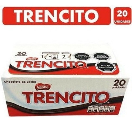 Chocolate Nestlé Trencito Impulsivo X 20 Unidades