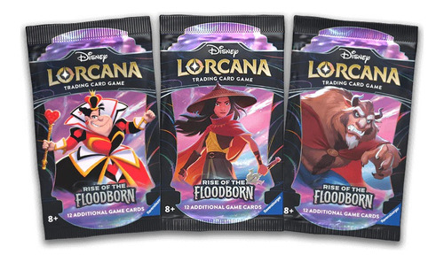 Disney Lorcana Rise Of The Floodborn Sobre 12 Carta Original