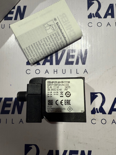 Ces-ap-c01-ah-sb-1145 Euchner 100%original Ravenautomation