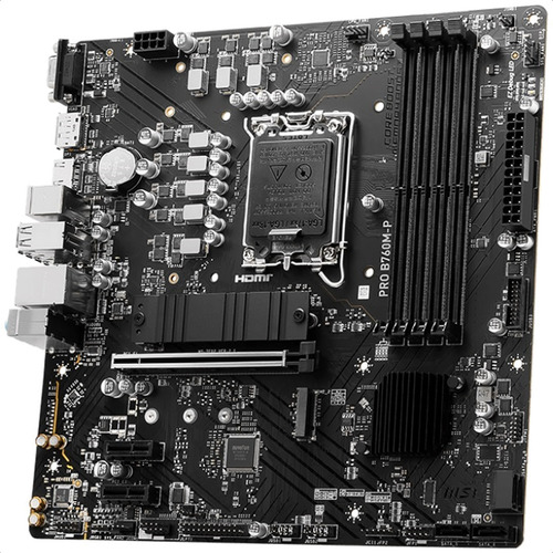 Tarjeta Madre Msi Pro B760m-p Ddr5 M.2 Hdmi Usb-c 1700