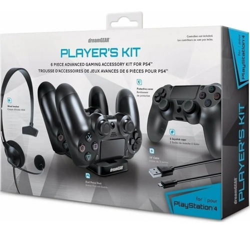 Kit De Accesorios Juego Avanzado 6 Piezas Ps4 Nuevo Sellado