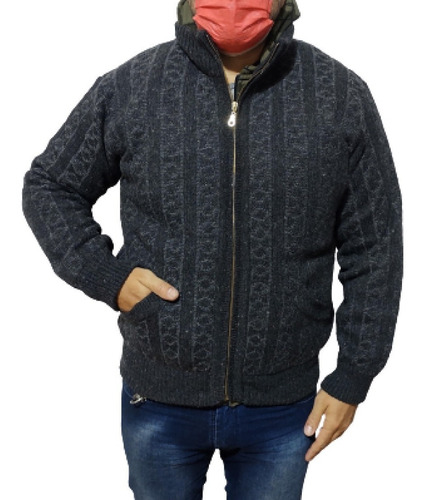 Imagen 2 de 6 de Campera Lana Con Corderito Talles Grandes Maxima Calidad