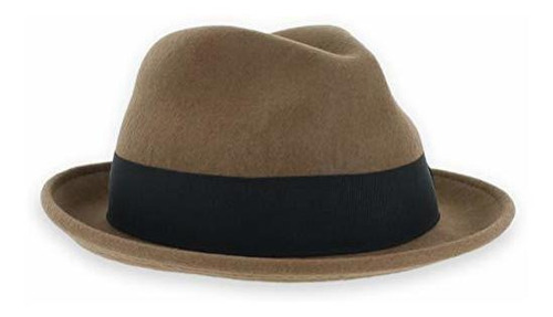 Sombrero Fedora De Lana 100% En Varios Colores