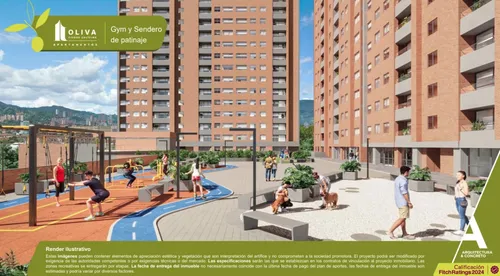 Cesion De Derechos Apartamento - Oliva Ciudad Coltejer - Itagui - 69 M²
