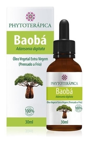 Óleo Vegetal De Baobá 30ml - 100% Puro - Phytotérapica