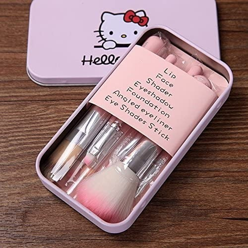 Set De Brochas Para Maquillaje Hello Kitty