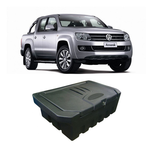 Caixa Organizadora Vw Amarok 2010 A 2016 Cd Box Ferramentas