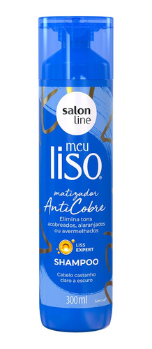 Salon Line Meu Liso Shampoo Matizador Anticobre 300ml