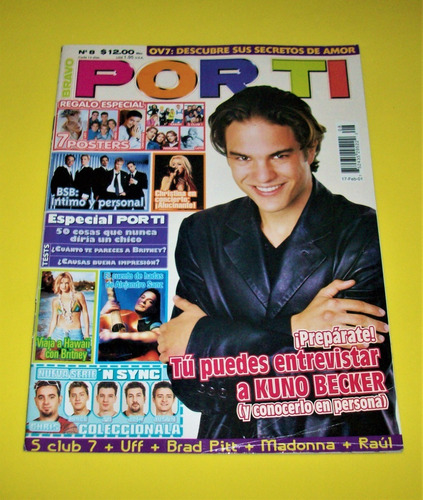 Kuno Becker Revista Por Ti Ov7 Hanson Uff Britney Spears