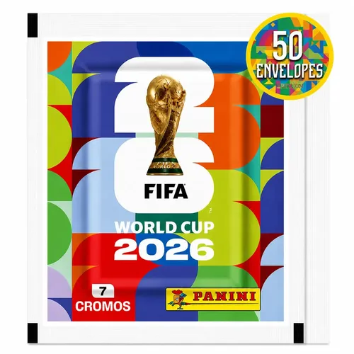 Copa Do Mundo Fifa 2026 - Kit Com 50 Envelopes Panini Oficial (35...