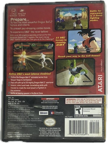 Dragon Ball Z Budokai Gamecube (Reacondicionado)