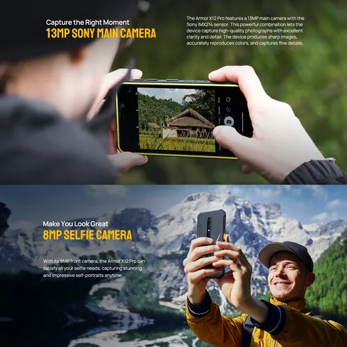 Armor X12 Pro - Celular Resistente Al Agua, Polvo Y Golpes