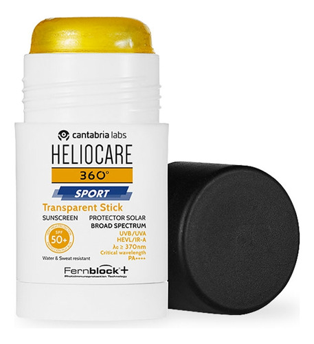 Heliocare 360 Sport Stick Transparente Spf50 25gr  Barra 