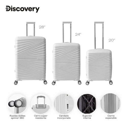 Valija Equipaje Maleta Grande De Viaje Rígida Expandible