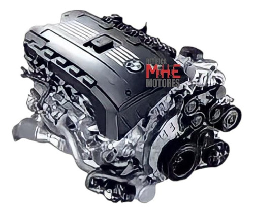 Motor Base De Troca Bmw 640 Gran Coupé 3.0 24v 2009-2020 (Recondicionado)