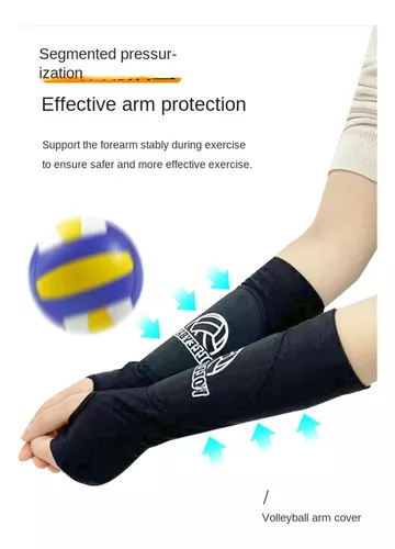Protectores De Brazos De Voleibol Para Mujer, Mangas, Dedos