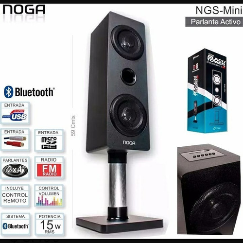 Parlante Bluetooth Torre Led Ngs-mini Noga 15w - San Justo