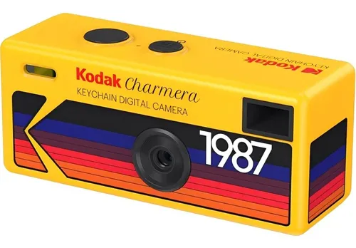 Kodak Chamera 1987 イエロー Câmera Digital Chaveiro Kodak Charmera (estilo Aleatório