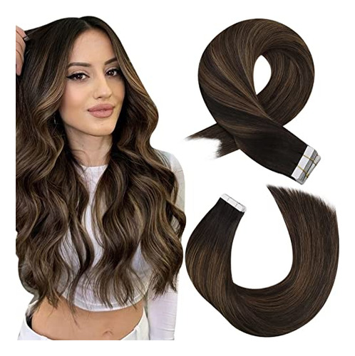 Moresoo Cinta En Extensiones De Pelo Humano Marrón 24 R8pse