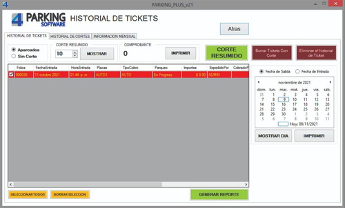 Software Programa Estacionamiento Fácil